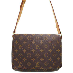 Louis Vuitton Monogram Leather Brown Musette Tango Short Shoulder Bag